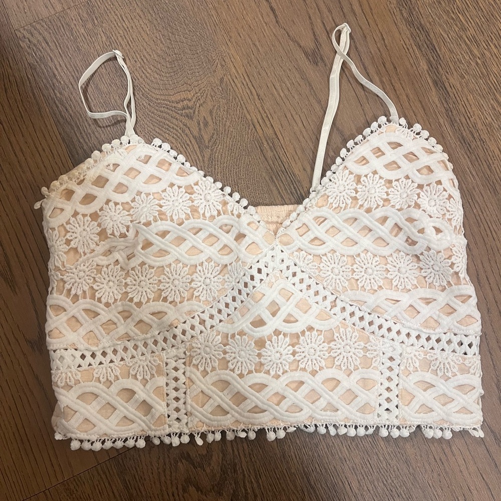 Crochet crop top